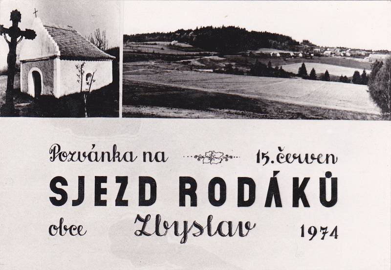 Fotografie z historie Zbyslavi.