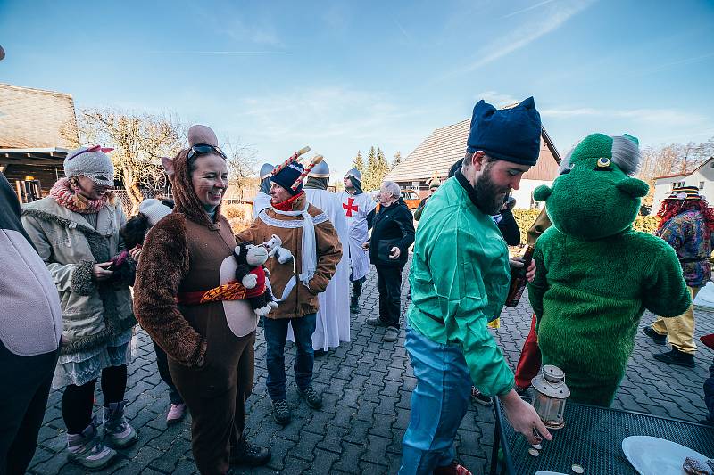 Masopustní průvod v Ujčíně.