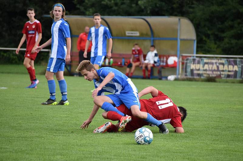 Devatenáctka Klatov (na archivních snímcích) podlehla Přešticím 3:5.