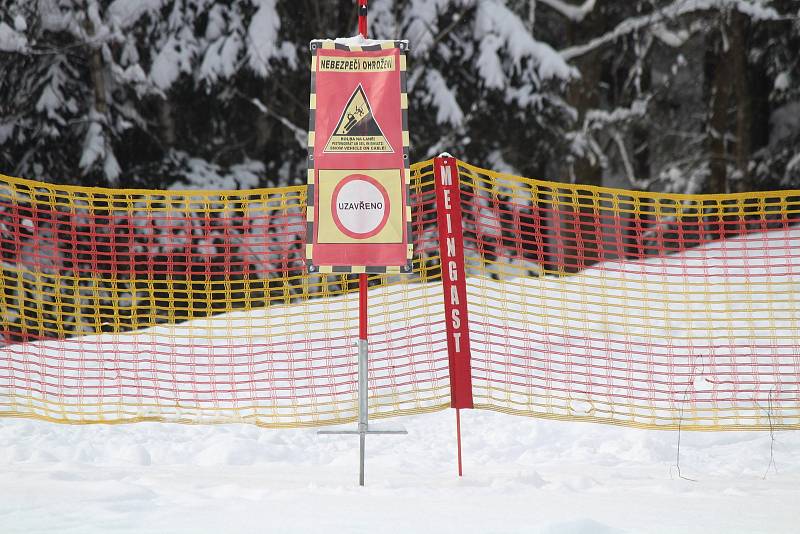 Šumava v sobotu 9. ledna.