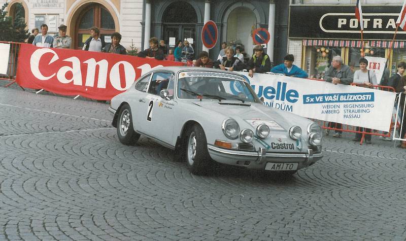 Rallye v Klatovech.