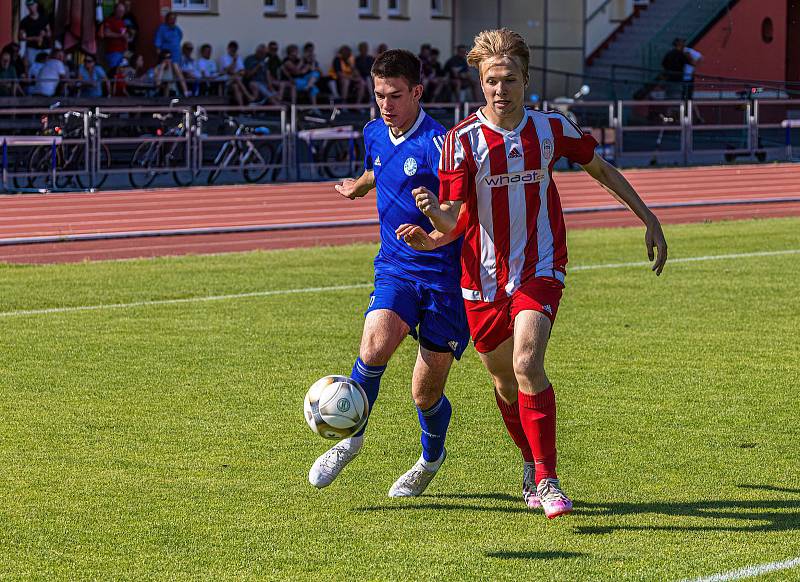 29. kolo I. A třídy: TJ Sušice (modří) - TJ Start Luby 6:1 (3:1).