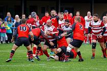 Ragbisté společenství Rugby Šumava Nýrsko a Rugby Clubu České Budějovice otočili napínavou domácí bitvu s béčkem pražské Slavie (27:15).