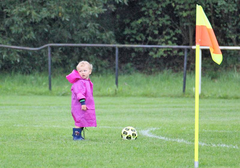 7. kolo letní DAFL: Sokolky Neznašovy - Kobra Stars Bolešiny (na snímku fotbalistky v růžových dresech) 0:4.