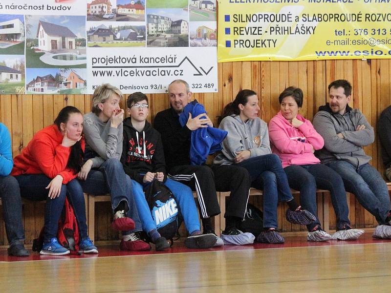 Liga starších žáků U15 2017/2018: Klatovy (bílé dresy) - Písek