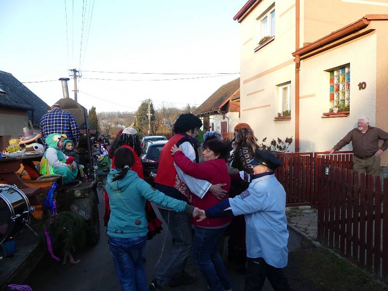 Masopust v Újezdu u Plánice.