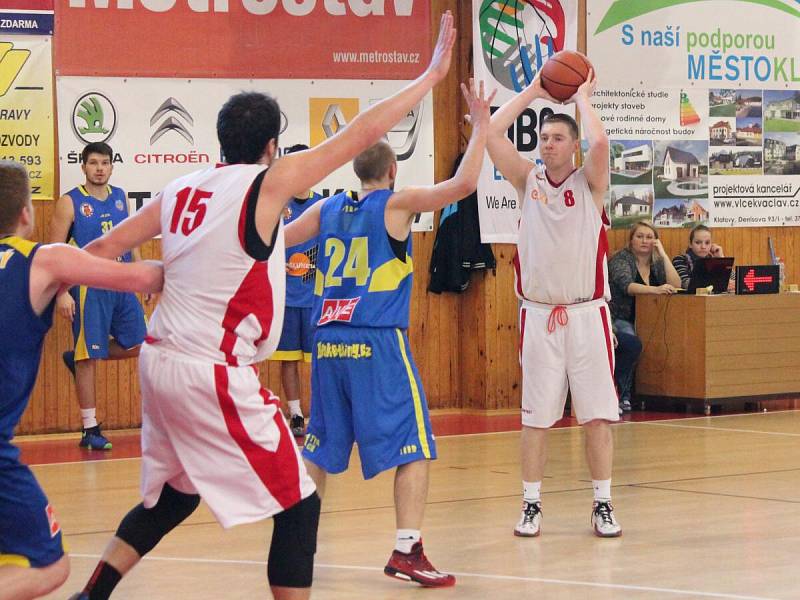 2. liga: BK Klatovy (bílé dresy) - Sluneta USK Ústí nad Labem 72:70