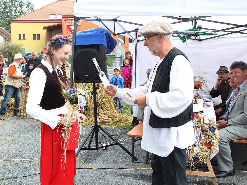 Dožínky ve Velešicích a Pačejově na Klatovsku.