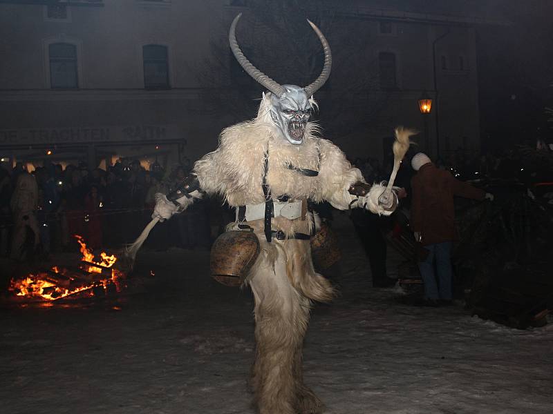 Rauhnacht v Bavorské Železné Rudě.