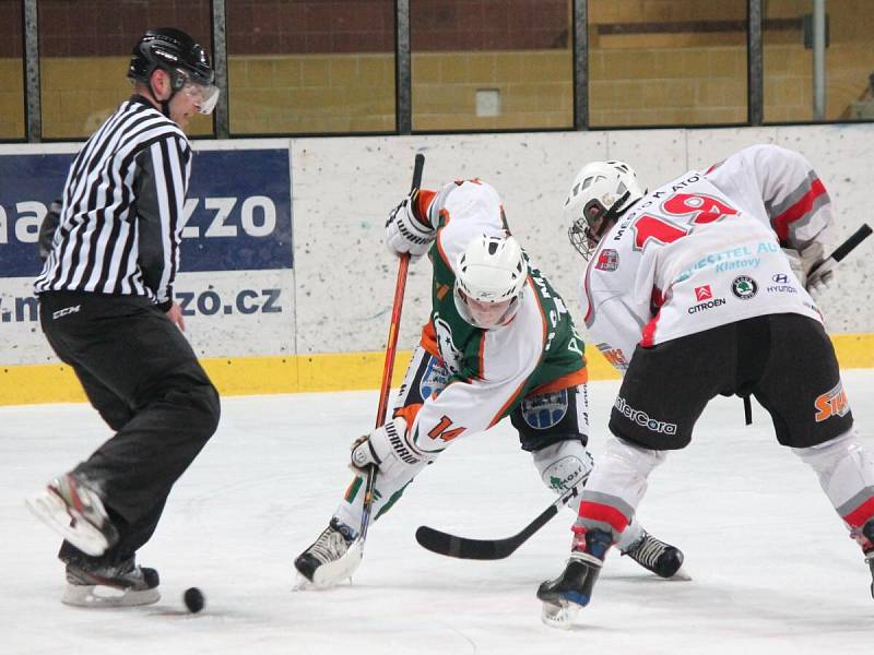 Liga juniorů HC Klatovy - HC Most 6:4.