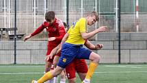 17. kolo FORTUNA divize A: Petřín Plzeň (červení) - SENCO Doubravka 0:3.