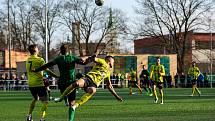 17. kolo FORTUNA divize A: FC Rokycany (zelení) - Přeštice 2:3.