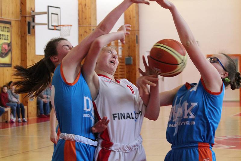 Basketbal, liga kadetek U17 finálová skupina: Klatovy - DBaK Plzeň