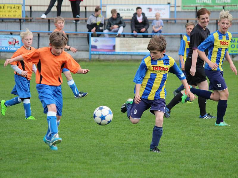 Okresní přebor mladších žáků 2016/2017 : Měčín (oranžové dresy) - Sušice B 1:13