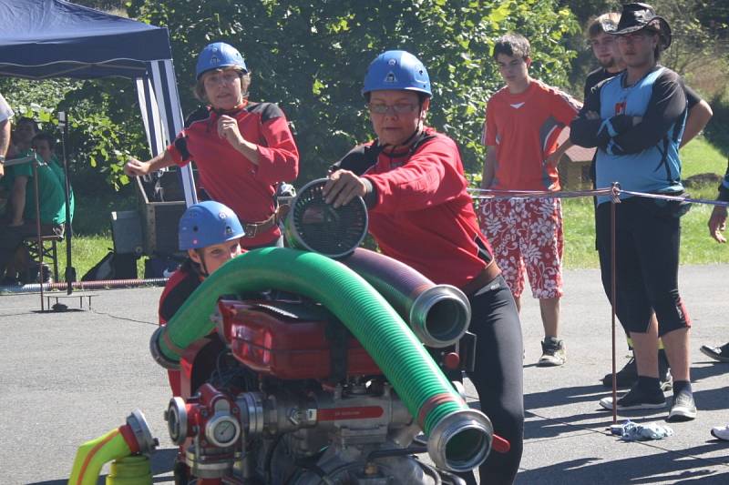 Pošumavská hasičská liga pokračovala ve Strážově 7. 9. 2013