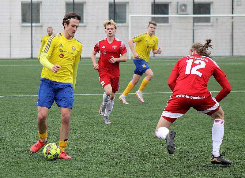 17. kolo FORTUNA divize A: Petřín Plzeň (červení) - SENCO Doubravka 0:3.