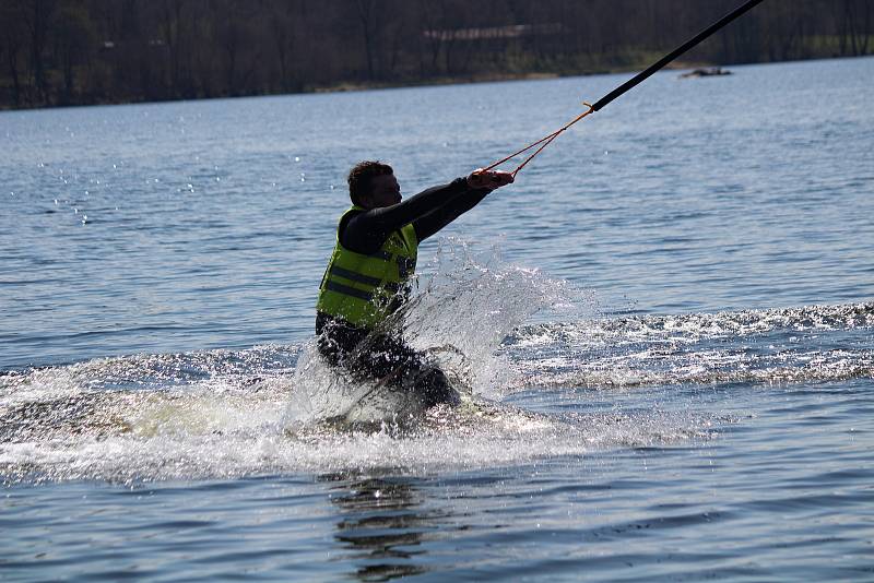 Wakepark v Hnačově.