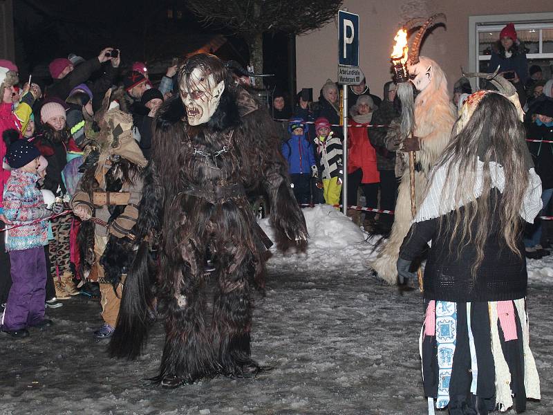 Rauhnacht v Bavorské Železné Rudě.