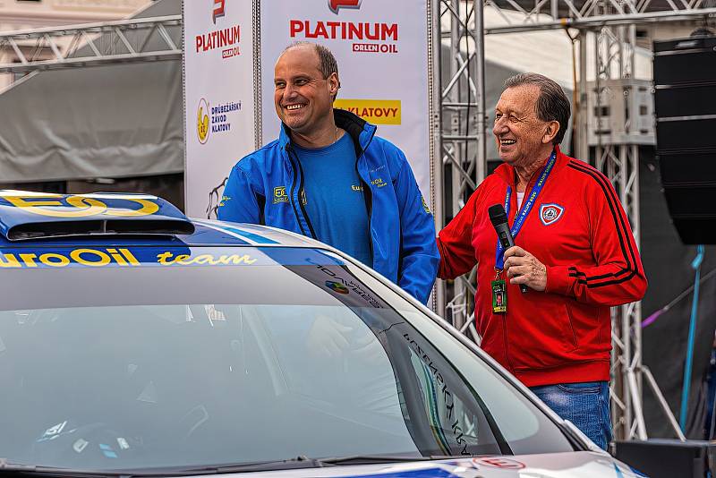 Zahájení 56. Rallye Šumava Klatovy.