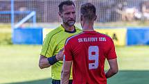 Letní příprava: SK Klatovy 1898 - TJ Jiskra Domažlice (modří) 0:5.