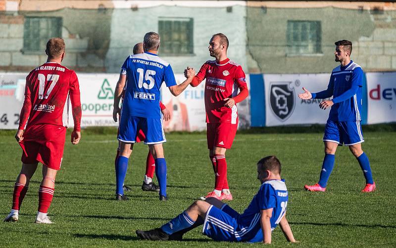 Fotbalisté divizních Klatov remizovali v 11. kole soutěže na hřišti Soběslavi 2:2, i když po prvním poločase vedli o dvě branky.