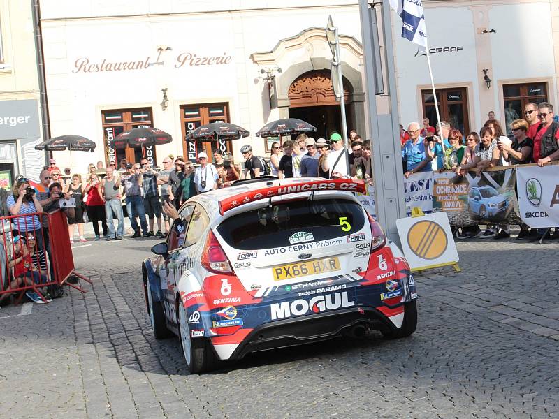 Start 53. Rallye Šumava Klatovy