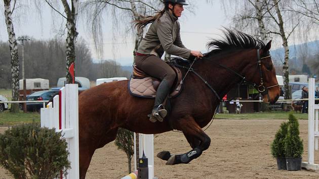 Jarní jezdecké hobby závody v Klatovech 2018: Skoková soutěž pro pony 50 - 70 cm