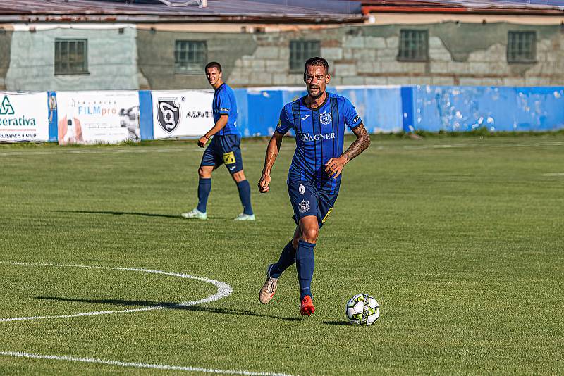 Letní příprava: SK Klatovy 1898 - TJ Jiskra Domažlice (modří) 0:5.