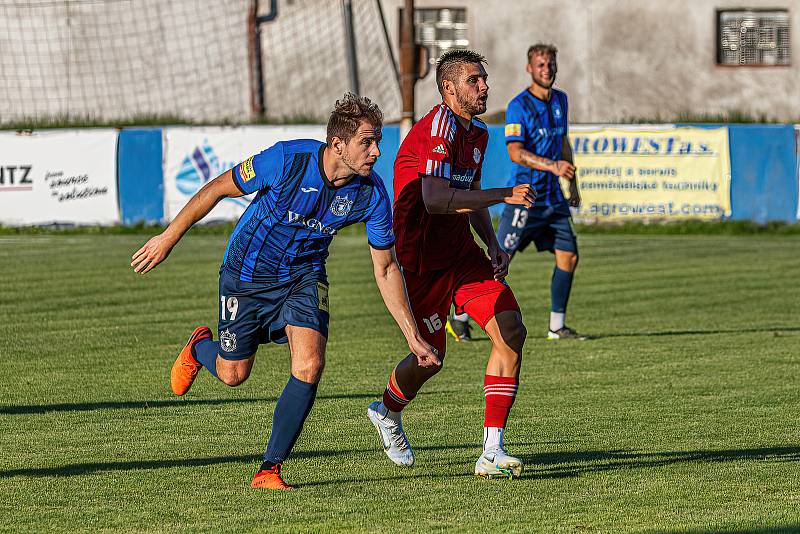 Letní příprava: SK Klatovy 1898 - TJ Jiskra Domažlice (modří) 0:5.