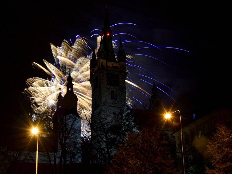 Přivítání nového roku v Klatovech.