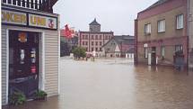 Švihov v době povodní v roce 2002. Foto: archiv