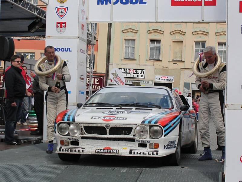 Cílová rampa 21. Historic Vltava Rallye.