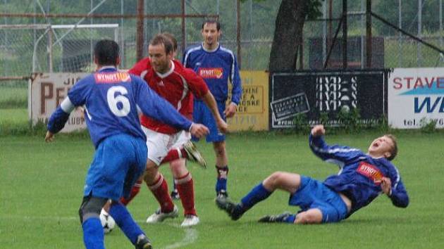 Fotbalové utkání Luby - Nýrsko (0:1)