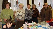 Vánoční výstava v klatovském Klubu seniorů