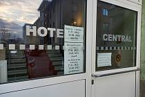 Hotel Centrál v Klatovech.