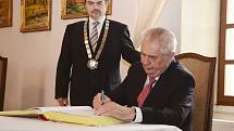 Prezident Miloš Zeman v Horažďovicích