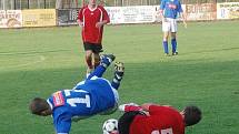 V derby porazily Luby (červené dresy) Nýrsko 3:0.