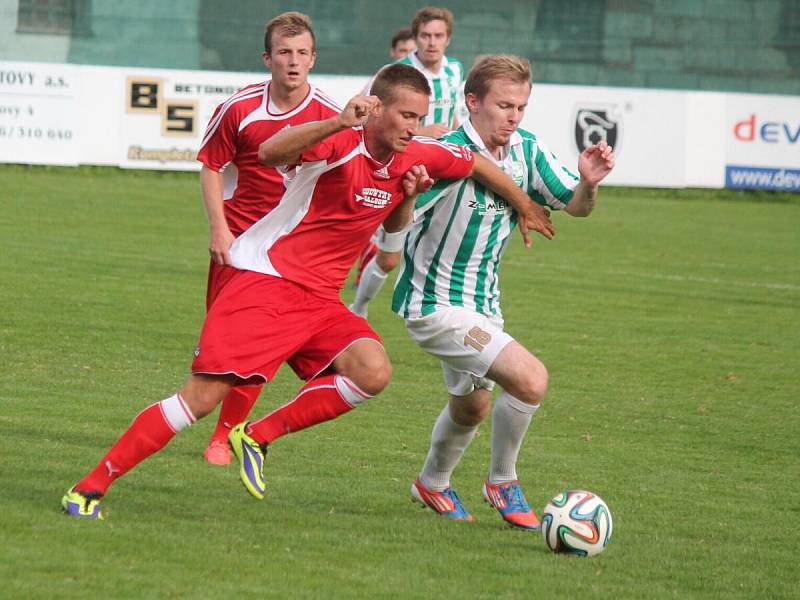 Divize: Klatovy (v červeném) - Malše Roudné 1:1, na PK: 5:3.