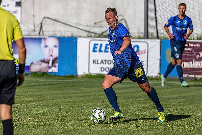 Letní příprava: SK Klatovy 1898 - TJ Jiskra Domažlice (modří) 0:5.