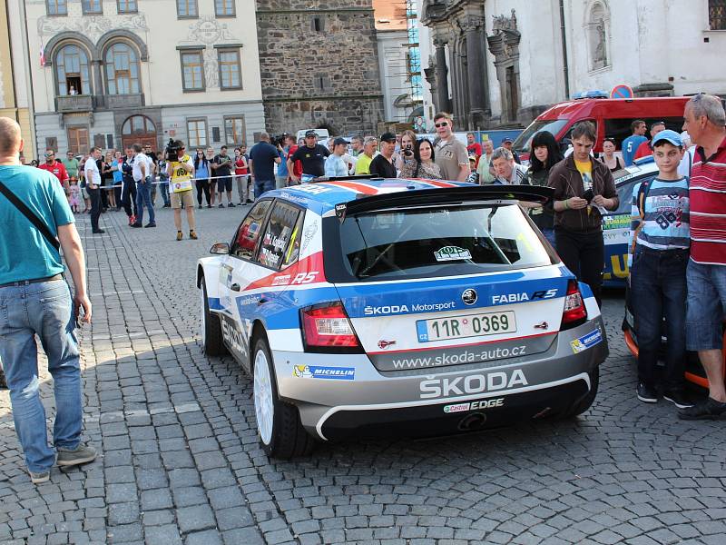 Start 53. Rallye Šumava Klatovy