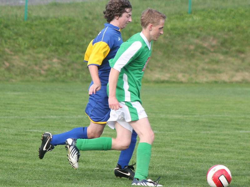 IV. třída, skupina A Ježovy - Dlažov 5:2.