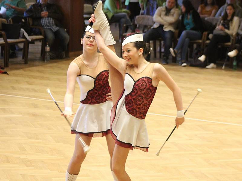 V Klatovech se o víkendu 8. a 9. dubna konal Národní šampionát mažoretek v kategoriích sólo a duo klasická mažoretka.
