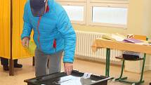 Druhé kolo prezidentských voleb v Klatovech.