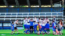 29. kolo KPM: FK Okula Nýrsko (hráči v modrobílých dresech) - TJ Sokol Lhota (žlutí) 5:1 (1:0).