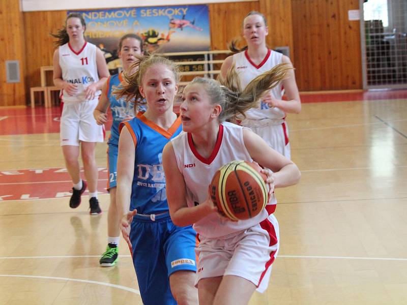 Basketbal, liga kadetek U17 finálová skupina: Klatovy - DBaK Plzeň