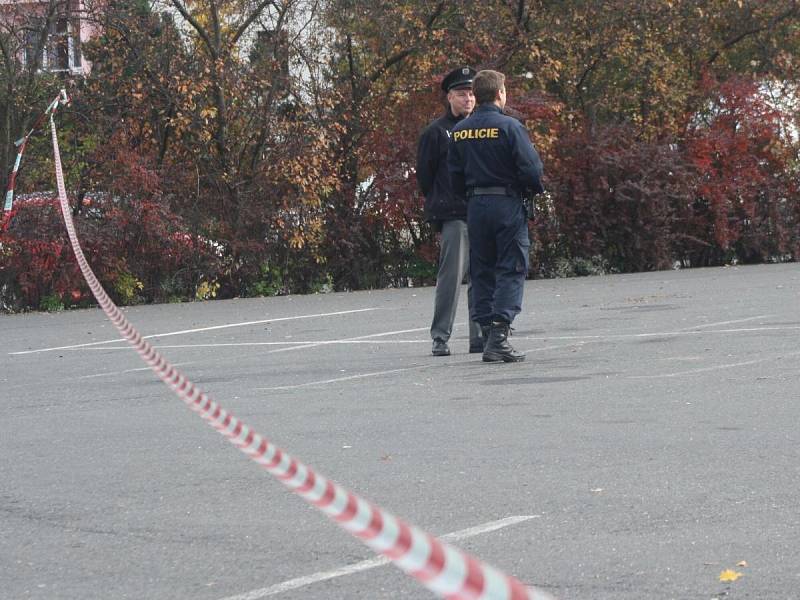 Policie uzavřela parkoviště v Klatovech