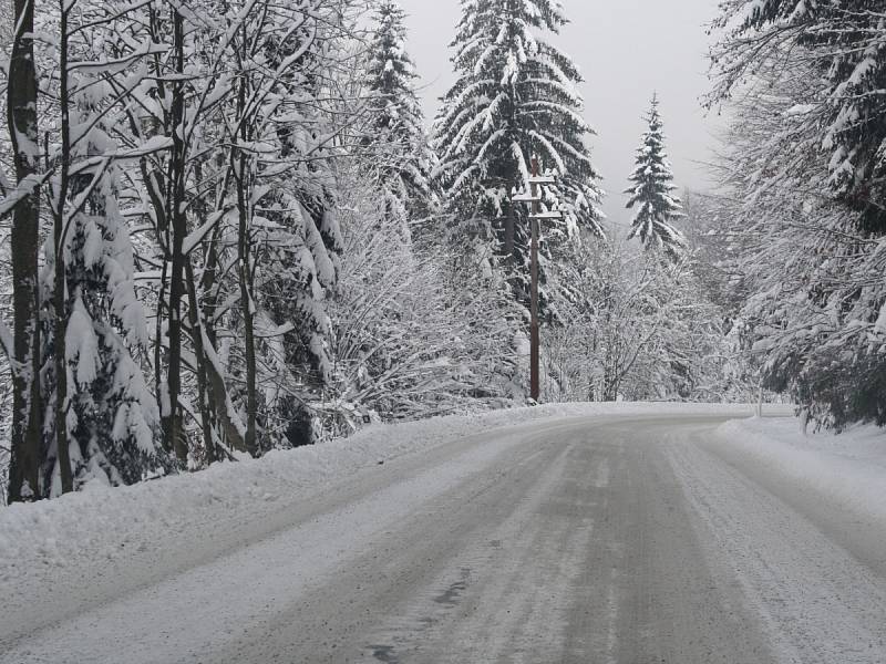 Zahájení lyžařské sezony na Šumavě. Ski areál Špičák 8. 12. 12