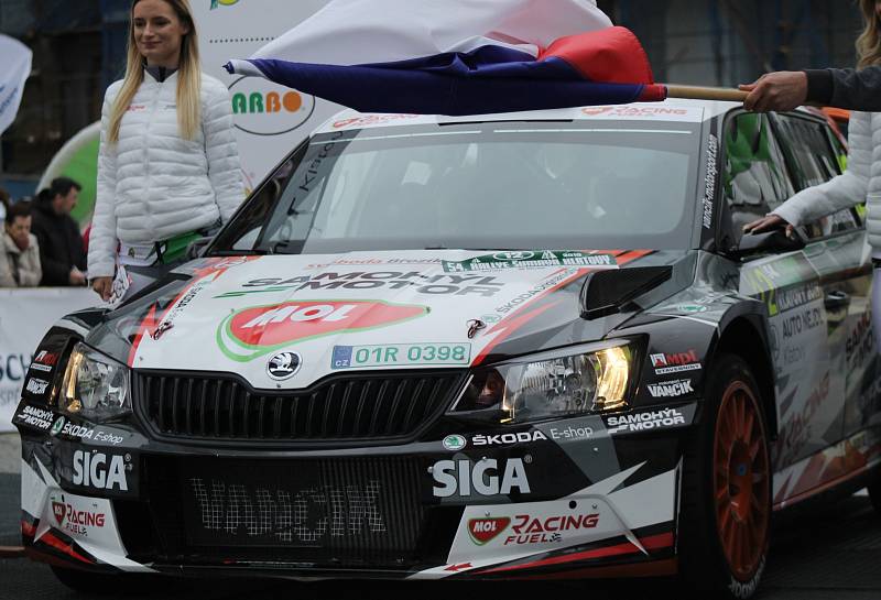 54. Rallye Šumava Klatovy - start Klatovy.