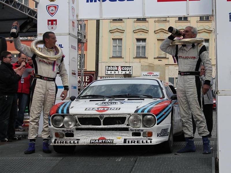 Cílová rampa 21. Historic Vltava Rallye.