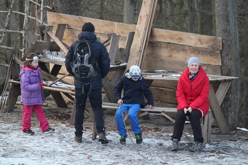 Nový rok na Bolfánku v Chudenicích.